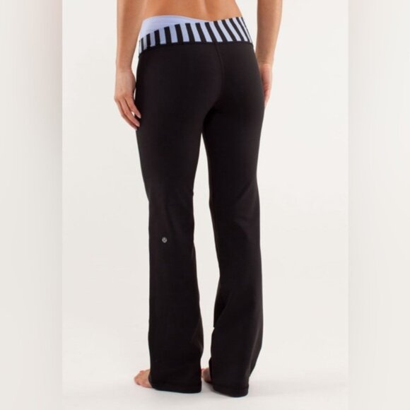 Lululemon Athletica Lulu Astro Pants Regular Length Dot Size 10 Black White Yoga - Picture 3 of 16